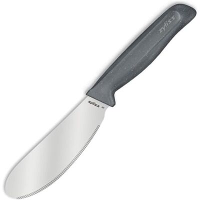 Zyliss Spreizmesser, Edelstahl, Kleines Buttermesser mit Gezahnter Schneide und Nachhaltigem Griff aus Weizenstroh, Spülmaschinengeeignet, 5 Jahre Garantie Zyliss Spreizmesser, Edelstahl, Kleines Buttermesser mit Gezahnter Schneide und Nachhaltigem Griff aus Weizenstroh, Spülmaschinengeeignet, 5 Jahre Garantie