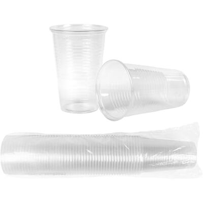Heku 1000-er Pack Trinkbecher, 0,2l I Aus haltbarem, recyclebarem PP I Klares Design I Ideal für Großveranstaltungen Heku 1000-er Pack Trinkbecher, 0,2l I Aus haltbarem, recyclebarem PP I Klares Design I Ideal für Großveranstaltungen