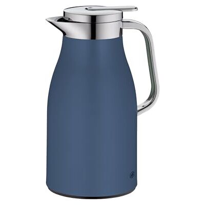 alfi SKYLINE 1,0l, deep water, Edelstahl-Isolierkanne mit hygienischem Hartglaseinsatz, Drehverschluss mit bequemer Drucktaste, ergonomischer Griff, ideal als Kaffeekanne, Teekanne, BPA-frei alfi SKYLINE 1,0l, deep water, Edelstahl-Isolierkanne mit hygienischem Hartglaseinsatz, Drehverschluss mit bequemer Drucktaste, ergonomischer Griff, ideal als Kaffeekanne, Teekanne, BPA-frei