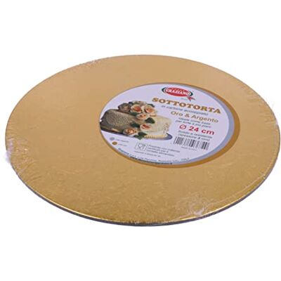 Graziano 3444 Tortenplatte 24cm gold Graziano 3444 Tortenplatte 24cm gold