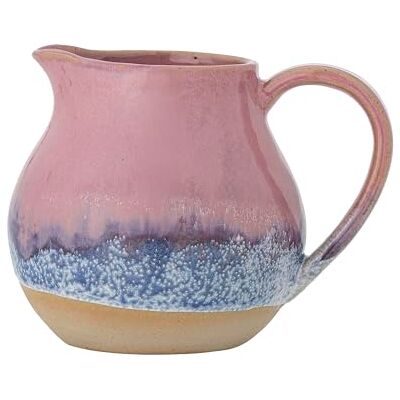 Bloomingville Paula Milchkännchen aus Steinzeug dekoratives Design, Milchkanne perfekt für deinen Frühstückstisch, mit natürlicher Beschaffenheit, 435 ml (Rose) Bloomingville Paula Milchkännchen aus Steinzeug dekoratives Design, Milchkanne perfekt für deinen Frühstückstisch, mit natürlicher Beschaffenheit, 435 ml (Rose)