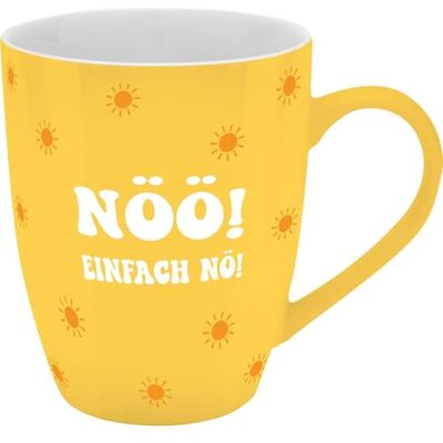 GRUSS & CO Tasse mit Motivdruck "Nöö! Einfach Nö!", mit Banderole GRUSS & CO Tasse mit Motivdruck "Nöö! Einfach Nö!", mit Banderole