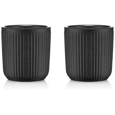 Bodum DOURO 2er Set DW Becher 0,1l schwarz matt Porzellan, 12059-259 Bodum DOURO 2er Set DW Becher 0,1l schwarz matt Porzellan, 12059-259