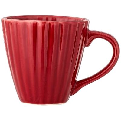 Bloomingville Latina Becher - 220ml Rot Steingut Bloomingville Latina Becher - 220ml Rot Steingut