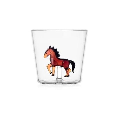 Ichendorf Milano Tumbler Pferd, Kollektion Animal Farm, 30 cl, Borosilikatglas, handgefertigt Ichendorf Milano Tumbler Pferd, Kollektion Animal Farm, 30 cl, Borosilikatglas, handgefertigt