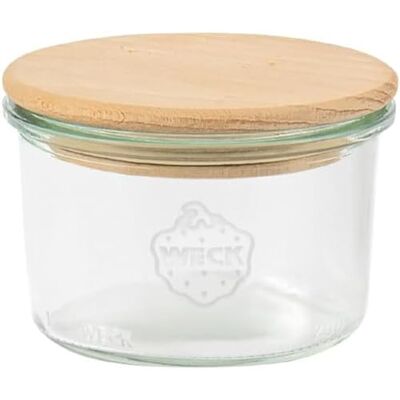 Weck Gläser Sturzform #751 (12 Stück, Inhalt 200 ml, Vorratsglas mit Holzdeckel + Silikondichtung, Aufbewahrungsglas für Dessert, Dipps, Lebensmittel) 79201, Klar Weck Gläser Sturzform #751 (12 Stück, Inhalt 200 ml, Vorratsglas mit Holzdeckel + Silikondichtung, Aufbewahrungsglas für Dessert, Dipps, Lebensmittel) 79201, Klar