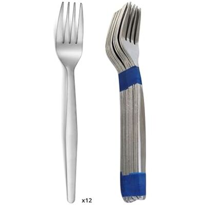 Pradel Essentiel Tafelgabeln, Baltics, Edelstahl 18/0, Standardausführung, Länge 186 mm, 12 Stück Pradel Essentiel Tafelgabeln, Baltics, Edelstahl 18/0, Standardausführung, Länge 186 mm, 12 Stück