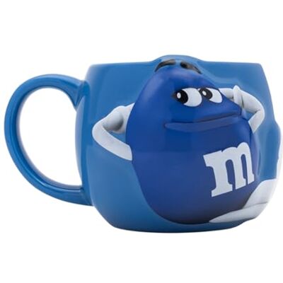 M&M'S COLLECTION M&M’S Becher – Blaue Tasse mit dem M&M’S Charakter – Originelles Geschenk zum Freude bereiten oder Danken M&M'S COLLECTION M&M’S Becher – Blaue Tasse mit dem M&M’S Charakter – Originelles Geschenk zum Freude bereiten oder Danken
