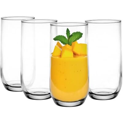 Glasmark KROSNO 1992 Trinkgläser Set Longdrinkgläser 4 Stück 400 ml Gläser Wassergläser Cocktailgläser Highball Glas Spülmaschinenfest Glasmark KROSNO 1992 Trinkgläser Set Longdrinkgläser 4 Stück 400 ml Gläser Wassergläser Cocktailgläser Highball Glas Spülmaschinenfest
