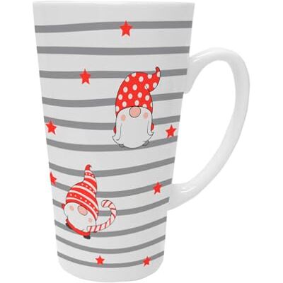 Gedalabels Tasse Wichtel Streifen 450ml Weihnachten Glühwein Tee Kaffee Kakao Christmas Advent Winter Sterne Gedalabels Tasse Wichtel Streifen 450ml Weihnachten Glühwein Tee Kaffee Kakao Christmas Advent Winter Sterne