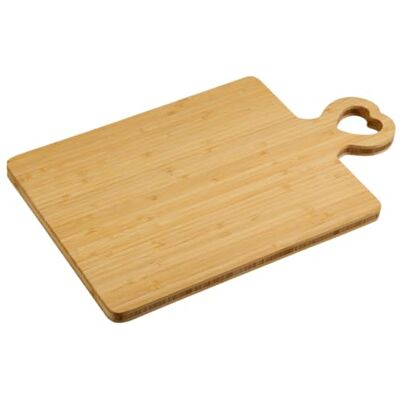 Kesper Schneide- und Servierbrett mit Herzgriff, Material: FSC®-zertifizierter Bambus, Maße: 46 x 28 x 1,8 cm 58496 Kesper Schneide- und Servierbrett mit Herzgriff, Material: FSC®-zertifizierter Bambus, Maße: 46 x 28 x 1,8 cm 58496