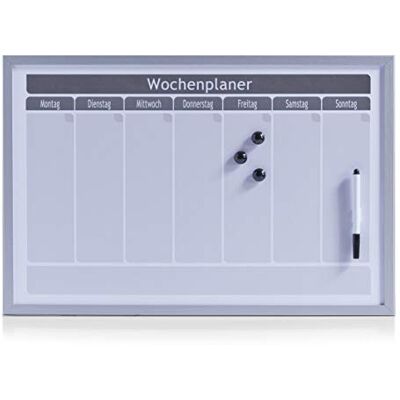 ZELLER PRESENT SCHÖNER LEBEN. PRAKTISCH WOHNEN. Zeller Memobord Schiefer, Glas, Anthrazit ZELLER PRESENT SCHÖNER LEBEN. PRAKTISCH WOHNEN. Zeller Memobord Schiefer, Glas, Anthrazit