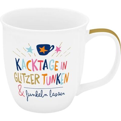 Sheepworld H:PPY life Tasse Funkeln lassen kleine Kaffeetasse mit Spruch, Porzellan, 32 cl Geschenk für Sie, Freundin, Schwester, Kollegin 74730 Sheepworld H:PPY life Tasse Funkeln lassen kleine Kaffeetasse mit Spruch, Porzellan, 32 cl Geschenk für Sie, Freundin, Schwester, Kollegin 74730
