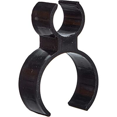 Decor Service Flaschenclips, Kunststoff, Schwarz, 12 x 3 cm Decor Service Flaschenclips, Kunststoff, Schwarz, 12 x 3 cm