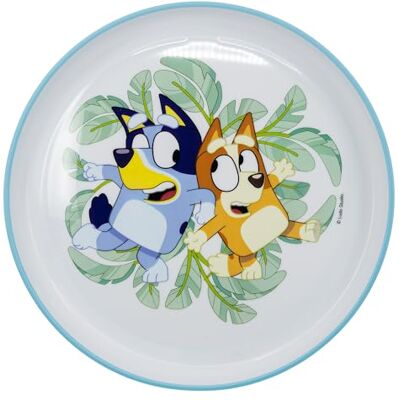 Stor Bluey Kinderteller 960ml Kunststoff mit Rutschfester Base Mikrowellengeeignet BPA-frei Wiederverwendbar, Bunt Stor Bluey Kinderteller 960ml Kunststoff mit Rutschfester Base Mikrowellengeeignet BPA-frei Wiederverwendbar, Bunt
