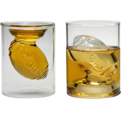 Gedalabels Shotgläser Football 3D 2er Set Schnaps Schnapsgläser Party Feiern Sport Superbowl Footballglas American Football Football Party Football Gedalabels Shotgläser Football 3D 2er Set Schnaps Schnapsgläser Party Feiern Sport Superbowl Footballglas American Football Football Party Football