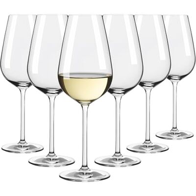 RITZENHOFF 6311002 Weißweinglas 300 ml Serie Glanzlicht 6 Stück im Geschenk-Set schick-modern Made in Germany RITZENHOFF 6311002 Weißweinglas 300 ml Serie Glanzlicht 6 Stück im Geschenk-Set schick-modern Made in Germany
