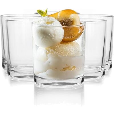 Glasmark KROSNO 1992 Dessertgläser 6er Set 160 ml Aus Glas Eisbecher Gläser Eisschalen Dessertschalen Spülmaschinenfest Glasmark KROSNO 1992 Dessertgläser 6er Set 160 ml Aus Glas Eisbecher Gläser Eisschalen Dessertschalen Spülmaschinenfest