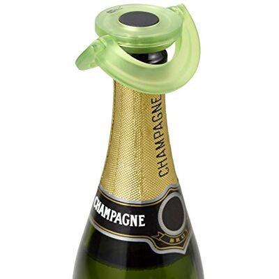 AdHoc dichter Sektflaschenverschluss GUSTO, Grün, Kunststoff/Silikon, Extrem flach Sektverschluss, Luftdichter und auslaufsicher Flaschenverschluss für Sekt, Champagner und Prosecco mit Geschenkbox AdHoc dichter Sektflaschenverschluss GUSTO, Grün, Kunststoff/Silikon, Extrem flach Sektverschluss, Luftdichter und auslaufsicher Flaschenverschluss für Sekt, Champagner und Prosecco mit Geschenkbox