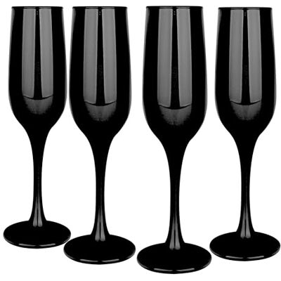 Glasmark KROSNO 1992 Glasmark Krosno Gläser 4er Set 0,2 Liter Sekt Champagner Prosecco Glas Kelch Sektgläser Champagnergläser Schaumweingläser Weingläser Schwarz 4 x 200ML Glasmark KROSNO 1992 Glasmark Krosno Gläser 4er Set 0,2 Liter Sekt Champagner Prosecco Glas Kelch Sektgläser Champagnergläser Schaumweingläser Weingläser Schwarz 4 x 200ML