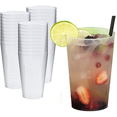 Silverkitchen 30x Partybecher 500ml Wiederverwendbare Trinkbecher aus Hartplastik Made In Germany Silverkitchen 30x Partybecher 500ml Wiederverwendbare Trinkbecher aus Hartplastik Made In Germany
