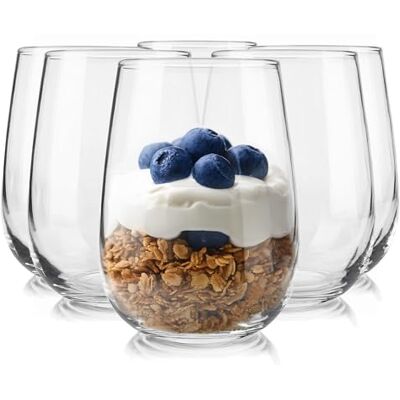 Glasmark KROSNO 1992 Dessertgläser 6er Set 330 ml Aus Glas Eisbecher Gläser Eisschalen Dessertschalen Spülmaschinenfest Glasmark KROSNO 1992 Dessertgläser 6er Set 330 ml Aus Glas Eisbecher Gläser Eisschalen Dessertschalen Spülmaschinenfest