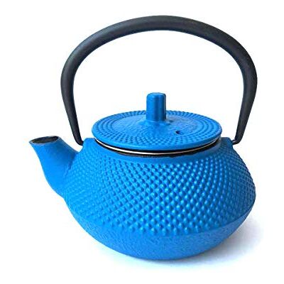 VIER AZ034 Teekanne aus Gusseisen, blau VIER AZ034 Teekanne aus Gusseisen, blau