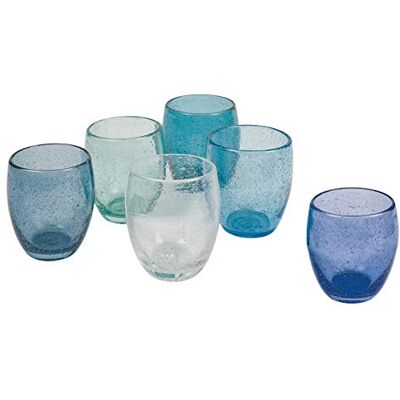 Tivoli Acapulco Marea Wassergläser, 300 ml, aus mundgeblasenem Glas, 6 Stück Tivoli Acapulco Marea Wassergläser, 300 ml, aus mundgeblasenem Glas, 6 Stück