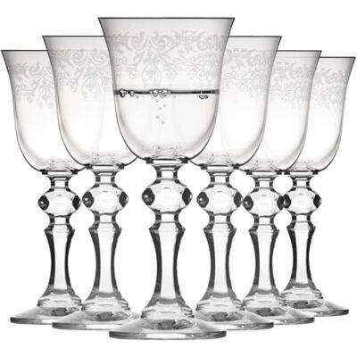 Krosno – Wodkagläser 60 ml – 6er Set – Krista Deco Kollektion – Bleifreies Kristallglas – Klassisches Design mit Farblosem Muster Krosno – Wodkagläser 60 ml – 6er Set – Krista Deco Kollektion – Bleifreies Kristallglas – Klassisches Design mit Farblosem Muster