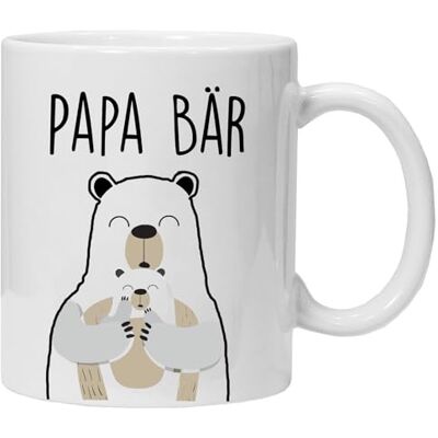Acen Merchandise Tasse mit Spruch, Papa Bär, Weihnachtstasse lustige geschenke, kaffeetasse, Vatertag Vatertagsgeschenk Geburtstag Beste Papa- Geschenk Papaspruch Acen Merchandise Tasse mit Spruch, Papa Bär, Weihnachtstasse lustige geschenke, kaffeetasse, Vatertag Vatertagsgeschenk Geburtstag Beste Papa- Geschenk Papaspruch