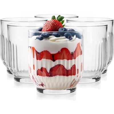 Glasmark KROSNO 1992 Dessertgläser 6er Set 290 ml Aus Glas Eisbecher Gläser Eisschalen Dessertschalen Spülmaschinenfest Glasmark KROSNO 1992 Dessertgläser 6er Set 290 ml Aus Glas Eisbecher Gläser Eisschalen Dessertschalen Spülmaschinenfest