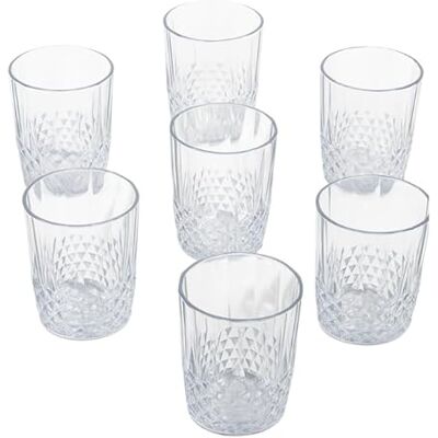 alpina Wasserglas wiederverwendbar 6x400ml Kristalleffekt alpina Wasserglas wiederverwendbar 6x400ml Kristalleffekt