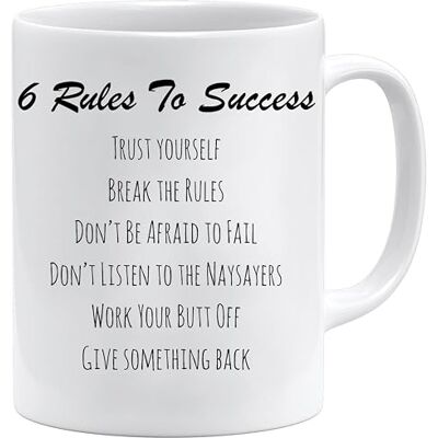 Acen Merchandise Tasse mit Motivationsspruch Inspirierender Kaffeebecher für Büro Zuhause Geschenkidee für Kollegen Freunde Familie Weißer Keramikbecher Acen Merchandise Tasse mit Motivationsspruch Inspirierender Kaffeebecher für Büro Zuhause Geschenkidee für Kollegen Freunde Familie Weißer Keramikbecher