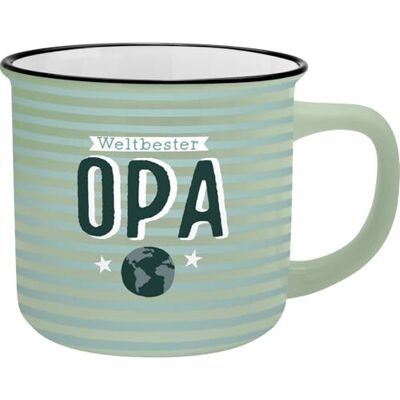 GRUSS & CO XL-Becher Motiv "Opa" Lieblingsbecher aus Porzellan, Tasse mit Spruch, 55 cl, mit Geschenkbanderole Geschenk für Opa, Vatertag 74173 GRUSS & CO XL-Becher Motiv "Opa" Lieblingsbecher aus Porzellan, Tasse mit Spruch, 55 cl, mit Geschenkbanderole Geschenk für Opa, Vatertag 74173