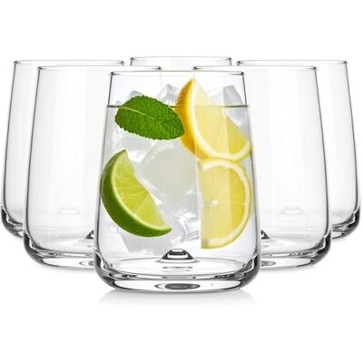 Glasmark KROSNO 1992 Trinkgläser Gläser für Wasser, Säfte und Drinks 6er Set 350 ml Transparent Wassergläser für Zuhause und Gastronomie Glasmark KROSNO 1992 Trinkgläser Gläser für Wasser, Säfte und Drinks 6er Set 350 ml Transparent Wassergläser für Zuhause und Gastronomie