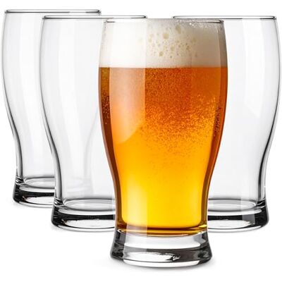 Glasmark KROSNO 1992 Bierglas Gläser 4er Set 330 ml Klassische Biergläser für Pils Lager Spülmaschinenfest für Gastronomie und Haushalt Glasmark KROSNO 1992 Bierglas Gläser 4er Set 330 ml Klassische Biergläser für Pils Lager Spülmaschinenfest für Gastronomie und Haushalt
