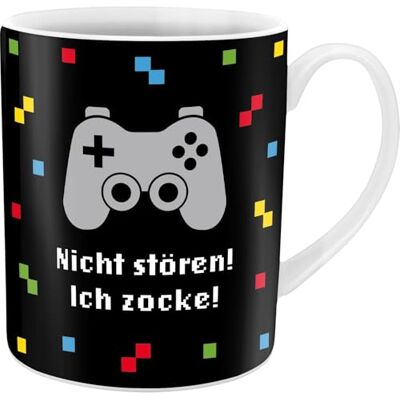 Sheepworld XL-Tasse Motiv "Zocken": XL-Tasse mit Motivdruck "Nicht stören! Ich zocke!", in Geschenkbanderole Sheepworld XL-Tasse Motiv "Zocken": XL-Tasse mit Motivdruck "Nicht stören! Ich zocke!", in Geschenkbanderole