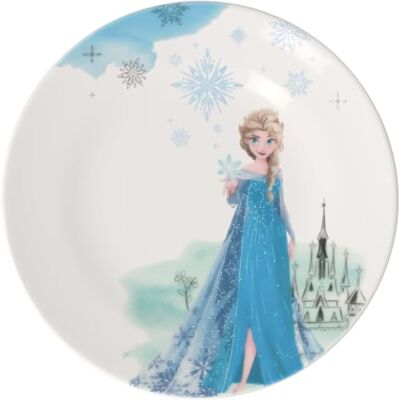 Villeroy & Boch Disney Frozen Kinderteller, Spülmaschinenfest, Mikrowellensicher, Teller für Kinder Disney Elsa, Premium Porzellan Villeroy & Boch Disney Frozen Kinderteller, Spülmaschinenfest, Mikrowellensicher, Teller für Kinder Disney Elsa, Premium Porzellan