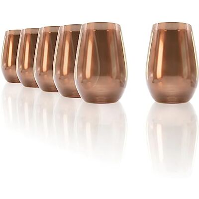 Stölzle Lausitz Longdrinkgläser Mirror Braun 6er-Set 465 ml – Allroundbecher für Wasser, Saft & Cocktails – Hochwertige Trinkgläser bleifrei in verspiegelter Optik – Spülmaschinengeeignet & stoßfest Stölzle Lausitz Longdrinkgläser Mirror Braun 6er-Set 465 ml – Allroundbecher für Wasser, Saft & Cocktails – Hochwertige Trinkgläser bleifrei in verspiegelter Optik – Spülmaschinengeeignet & stoßfest