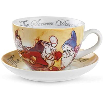 Egan Frühstückstasse mit Untertasse 7 Zwerge Disney ML 500, 133006 Egan Frühstückstasse mit Untertasse 7 Zwerge Disney ML 500, 133006