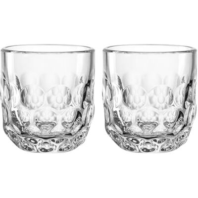 LEONARDO HOME GOCCE Espressoglas • 6 Stück • 6 Espressotassen • Espressoglas für Siebträger • Spülmaschinengeeignet • Tropfenstruktur • Transparent • Klares Design • 60 ml • 055179 LEONARDO HOME GOCCE Espressoglas • 6 Stück • 6 Espressotassen • Espressoglas für Siebträger • Spülmaschinengeeignet • Tropfenstruktur • Transparent • Klares Design • 60 ml • 055179