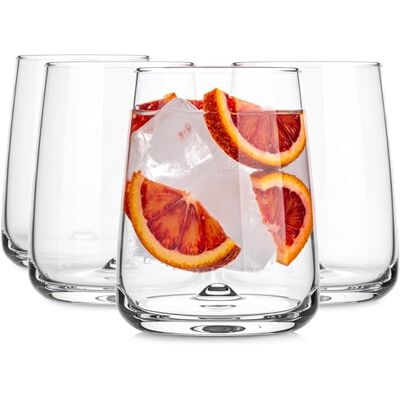 Glasmark KROSNO 1992 Trinkgläser Gläser für Wasser, Säfte und Drinks 4er Set 350 ml Transparent Wassergläser für Zuhause und Gastronomie Glasmark KROSNO 1992 Trinkgläser Gläser für Wasser, Säfte und Drinks 4er Set 350 ml Transparent Wassergläser für Zuhause und Gastronomie