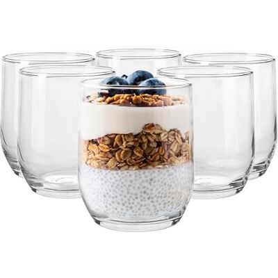 Glasmark KROSNO 1992 Dessertgläser 6er Set 280 ml Aus Glas Eisbecher Gläser Eisschalen Dessertschalen Spülmaschinenfest Glasmark KROSNO 1992 Dessertgläser 6er Set 280 ml Aus Glas Eisbecher Gläser Eisschalen Dessertschalen Spülmaschinenfest