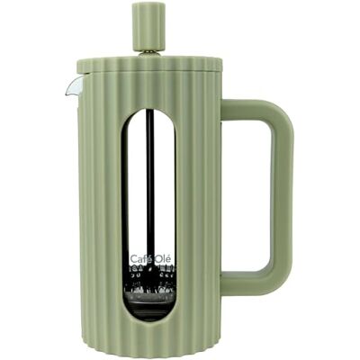 Café Olé Ciao 3 Tasse Cafetière, Edelstahlgewebe, französische Presse, grün Café Olé Ciao 3 Tasse Cafetière, Edelstahlgewebe, französische Presse, grün