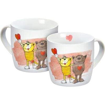 Gedalabels Tasse Janosch Freunde 250ml, Transparent Oder Farblos Gedalabels Tasse Janosch Freunde 250ml, Transparent Oder Farblos