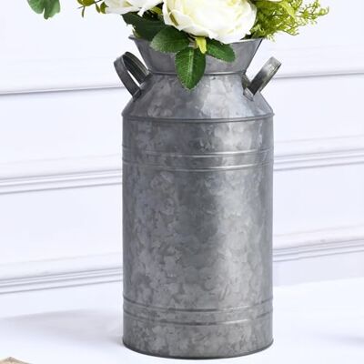 Eorgano 30,5 cm, großer Milchkannenkrug aus verzinktem Metall, Bauernhaus-Mittelaufsätze, Milchkanne, für Veranda, Küchenschränke, Schlafzimmer, Dekoration, rustikale antike Tischboden, Blechvase, Eorgano 30,5 cm, großer Milchkannenkrug aus verzinktem Metall, Bauernhaus-Mittelaufsätze, Milchkanne, für Veranda, Küchenschränke, Schlafzimmer, Dekoration, rustikale antike Tischboden, Blechvase,