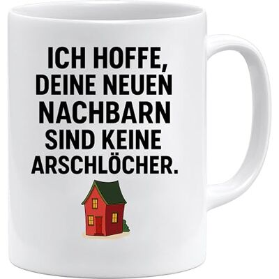 Jungle Mug Lustige Tasse zum Umzug Ich hoffe deine neuen Nachbarn sind keine Arschlöcher Witziges Geschenk zum Abschied Einzug Neue Wohnung Jungle Mug Lustige Tasse zum Umzug Ich hoffe deine neuen Nachbarn sind keine Arschlöcher Witziges Geschenk zum Abschied Einzug Neue Wohnung