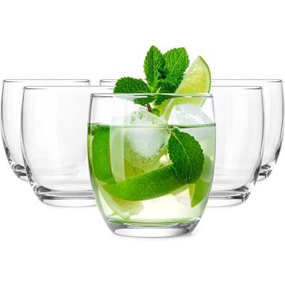 Glasmark KROSNO 1992 Trinkgläser Set Gläser 6 Stück 220 ml Wassergläser Cocktailgläser Saftgläser Saft Wasser Glas Mit Dickem Boden Spülmaschinenfest, Farblos Glasmark KROSNO 1992 Trinkgläser Set Gläser 6 Stück 220 ml Wassergläser Cocktailgläser Saftgläser Saft Wasser Glas Mit Dickem Boden Spülmaschinenfest, Farblos