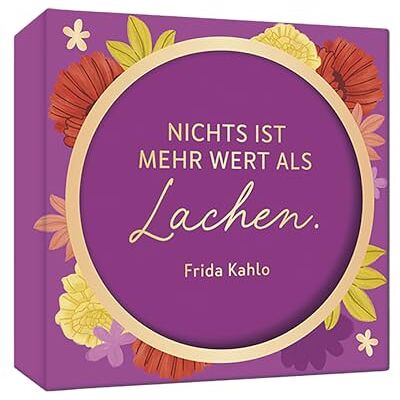 Grafik-Werkstatt Grafik Werkstatt Genuss & Design 6er Set Korkuntersetzer rund Untersetzer mit Zitat Frida Kahlo, Bunt Grafik-Werkstatt Grafik Werkstatt Genuss & Design 6er Set Korkuntersetzer rund Untersetzer mit Zitat Frida Kahlo, Bunt