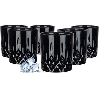 Glasmark KROSNO 1992 Glasmark Krosno Whisky Gläser Set Whiskey Rum Gin Bourbon Cocktail Glas Trinkgläser Geschenke Geschenk Set Geburtstaggeschenk Für Männer Whiskyliebhaber Alkohol Zubehör Schwarz 6 x 280 ML Glasmark KROSNO 1992 Glasmark Krosno Whisky Gläser Set Whiskey Rum Gin Bourbon Cocktail Glas Trinkgläser Geschenke Geschenk Set Geburtstaggeschenk Für Männer Whiskyliebhaber Alkohol Zubehör Schwarz 6 x 280 ML